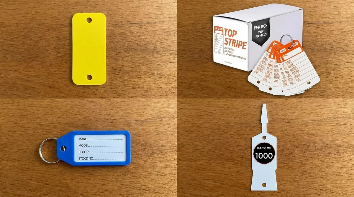 Plastic Key Tags for Car Dealerships