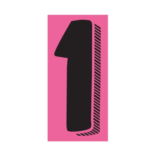 vinyl number stickers