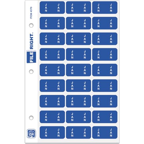 month labels