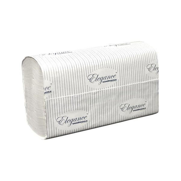 Multi-Folded White Premium Towels - 9.25" × 9.5" Size, Soft and Absorbent Paper Towels for High-Traffic Commercial and Public Restrooms - 250 Towels per Pack, 16 Packs per Case