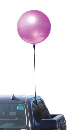 Reusable Balloon Window Mount Kit for Balloons Display - Car Window Mount Kit with 32" Balloon Stem, Window Mount, Adapter Cup, No Base Required (Balloons Sold Separately)