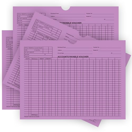 Colorful Accounts Payable Voucher Jackets