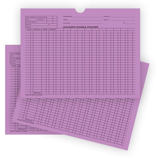 Colorful Accounts Payable Voucher Jackets