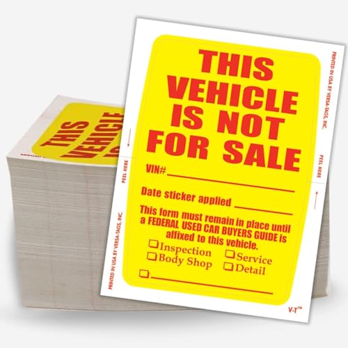 not for sale stickers