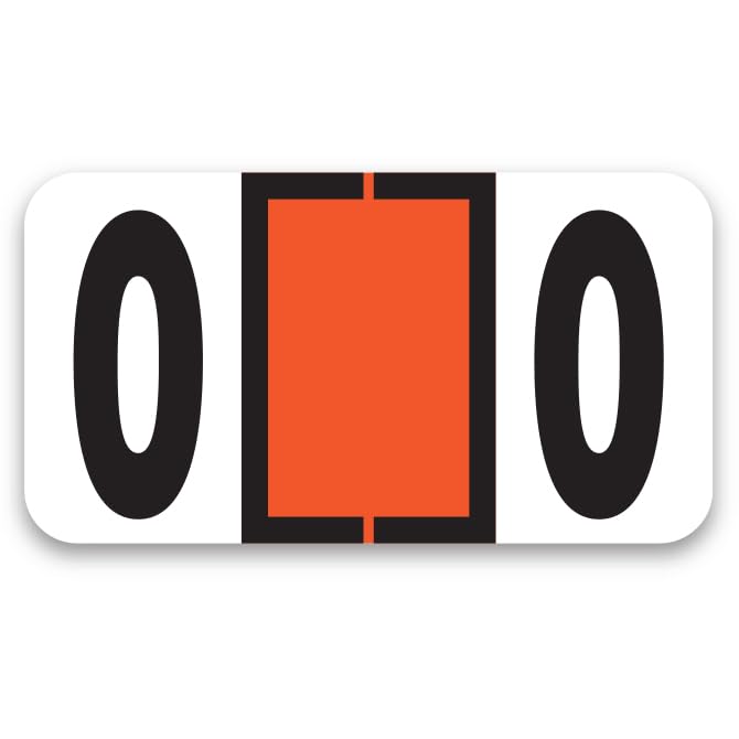 number sticker labels