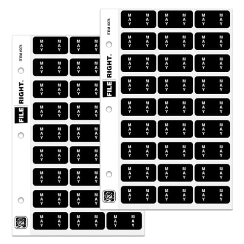 month labels