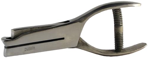 Car Shaped Hole Punch for Plastic Key Fobs - Heavy-Duty 1/4" x 5/32" Precision Punch Tool with Ergonomic Handle for Custom Keychains, ID Tags, and Automotive Key Fob Crafting