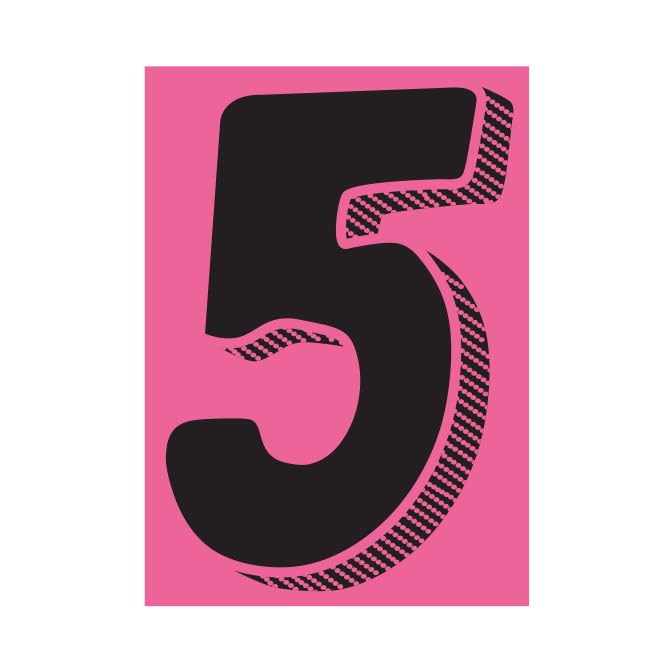 vinyl number stickers