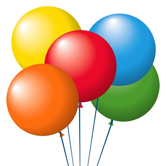 17" Large Round Latex Balloons - Single Color/Assorted Car Dealer Giant Balloons - Premium Balloons for Festive Auto Decor - Long-Lasting Flight and Easy-to-Tie Long Necks