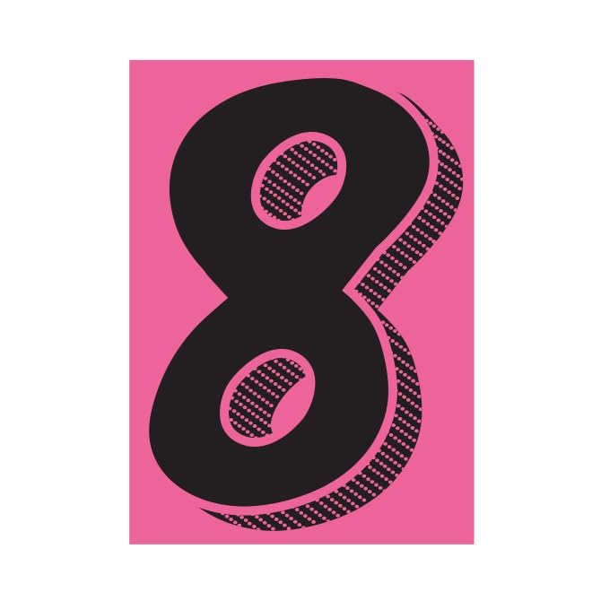 vinyl number stickers