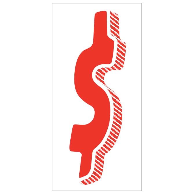 red number stickers