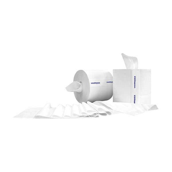 Center Pull Hand Towels for Commercial Use - 990 Feet Soft, Strong, and Absorbent 1-Ply Paper Towels - Large Roll 8.5" Diameter x 8.3" Width - Ideal for High-Traffic Restrooms and Industrial Cleaning
