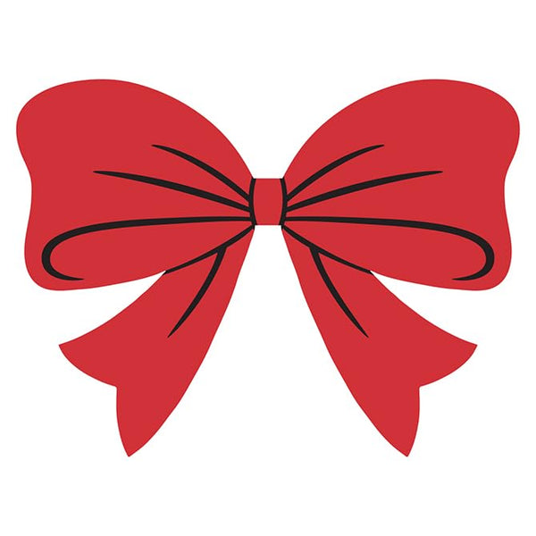 red bow stickers
