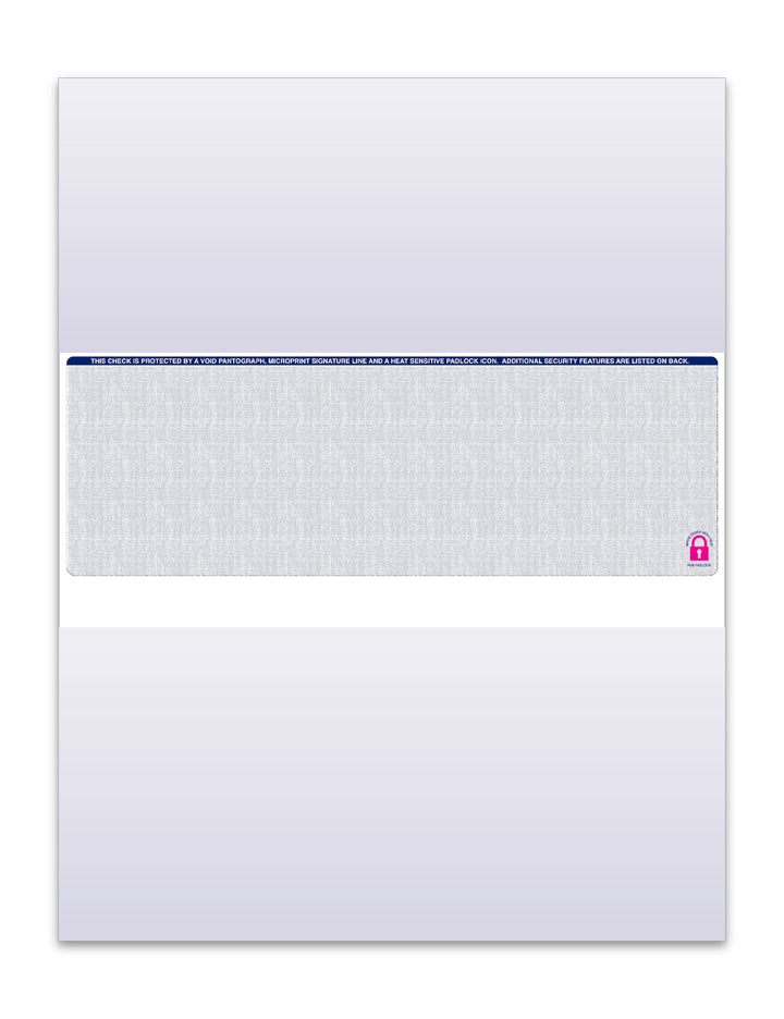 high security check paper