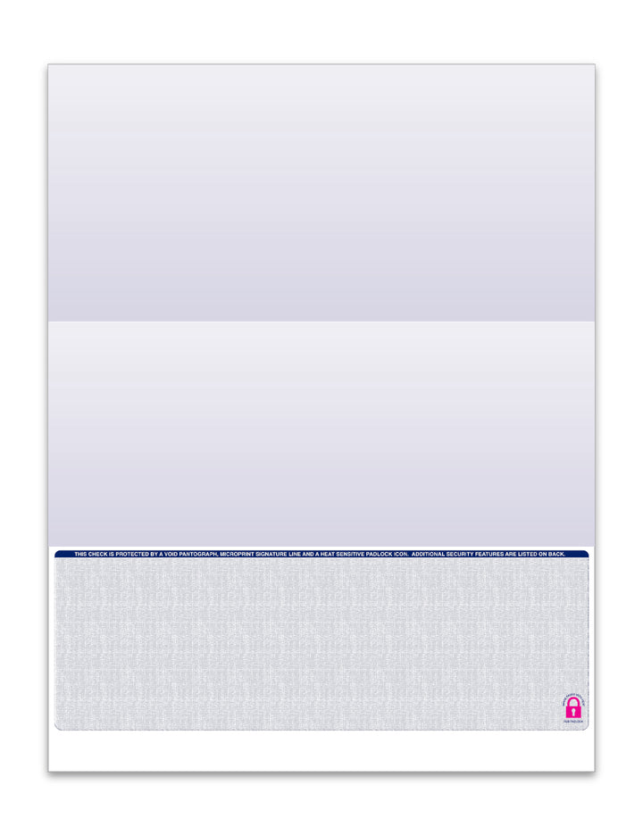 high security check paper