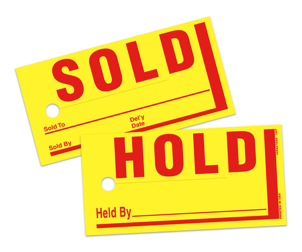 Jumbo Sold Tags