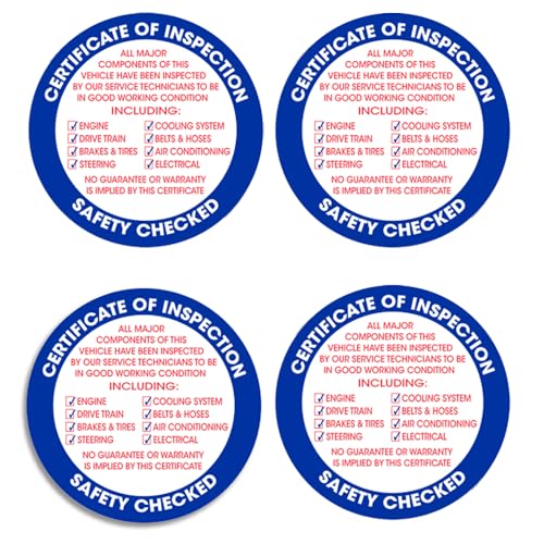 vehicle inspection sticker