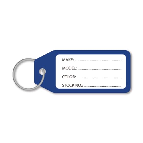 plastic key tags