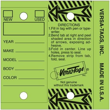 self laminating key tags