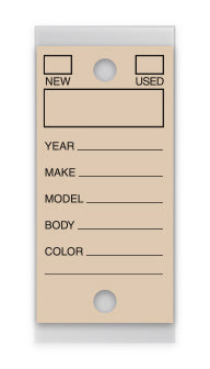 self laminating key tags