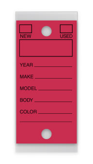 self laminating key tags