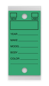 self laminating key tags