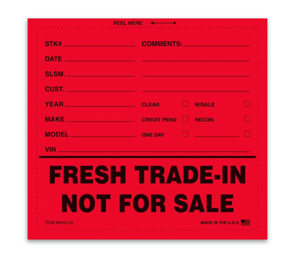 vehicle labels
