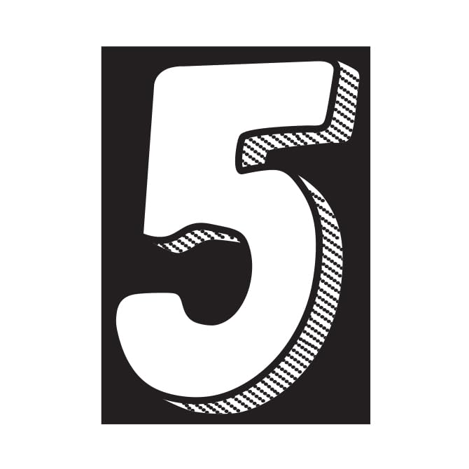 number window stickers