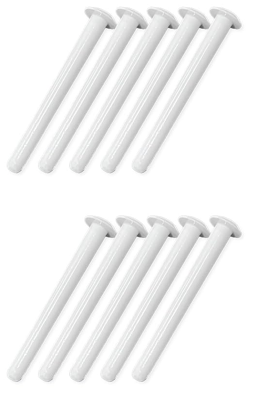 Reusable Balloon Inflation Plug Set - Durable Plastic Replacement Plugs for Balloon Inflator/Deflator - Ideal Balloon Decoration Supplies for Parties and Events - 10pcs/Pack