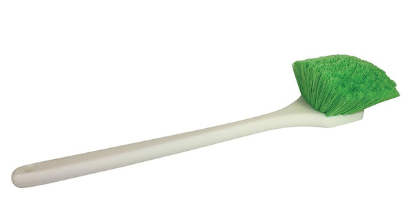 Chemical-Resistant Nylex Brush for Fender and Wheel Cleaning - 2-1/2" Sturdy Bristle - Available in Short (8-1/2") or Long (20") Handle Options