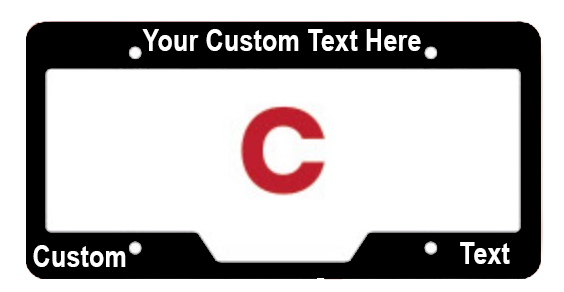 Custom License Popular Plate Frame Model C