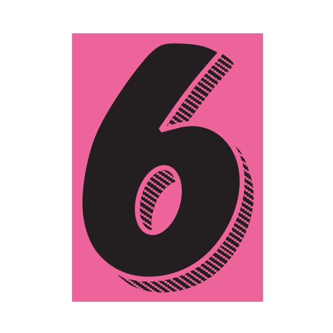 vinyl number stickers