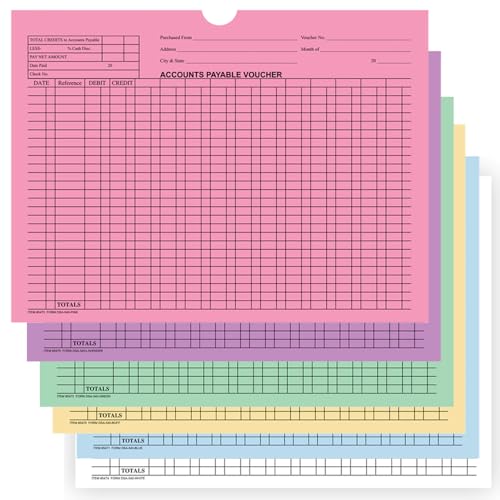 Colorful Accounts Payable Voucher Jackets