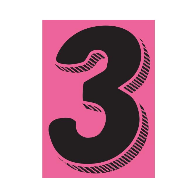 vinyl number stickers