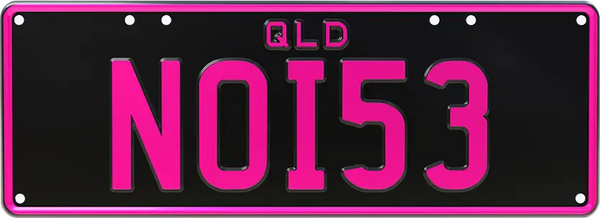 QLD Message Plate