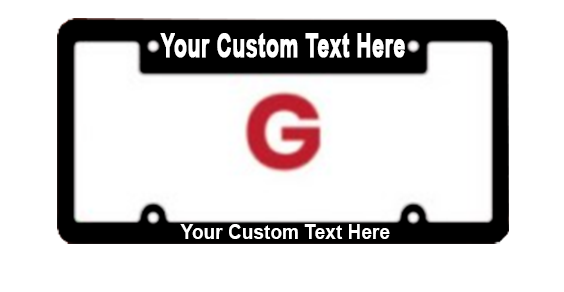 Custom License Popular Plate Frame Model G